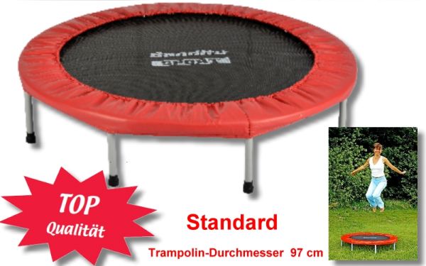 Bandito Trampolin STANDARD, für Indoor und Outdoor, DURCHMESSER 97 cm